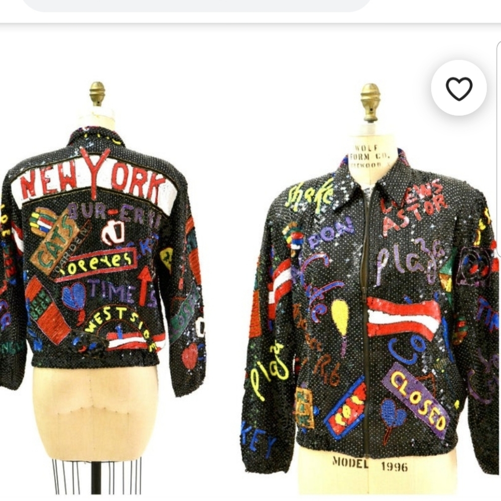 NY sequined jacket by grace vintage unique